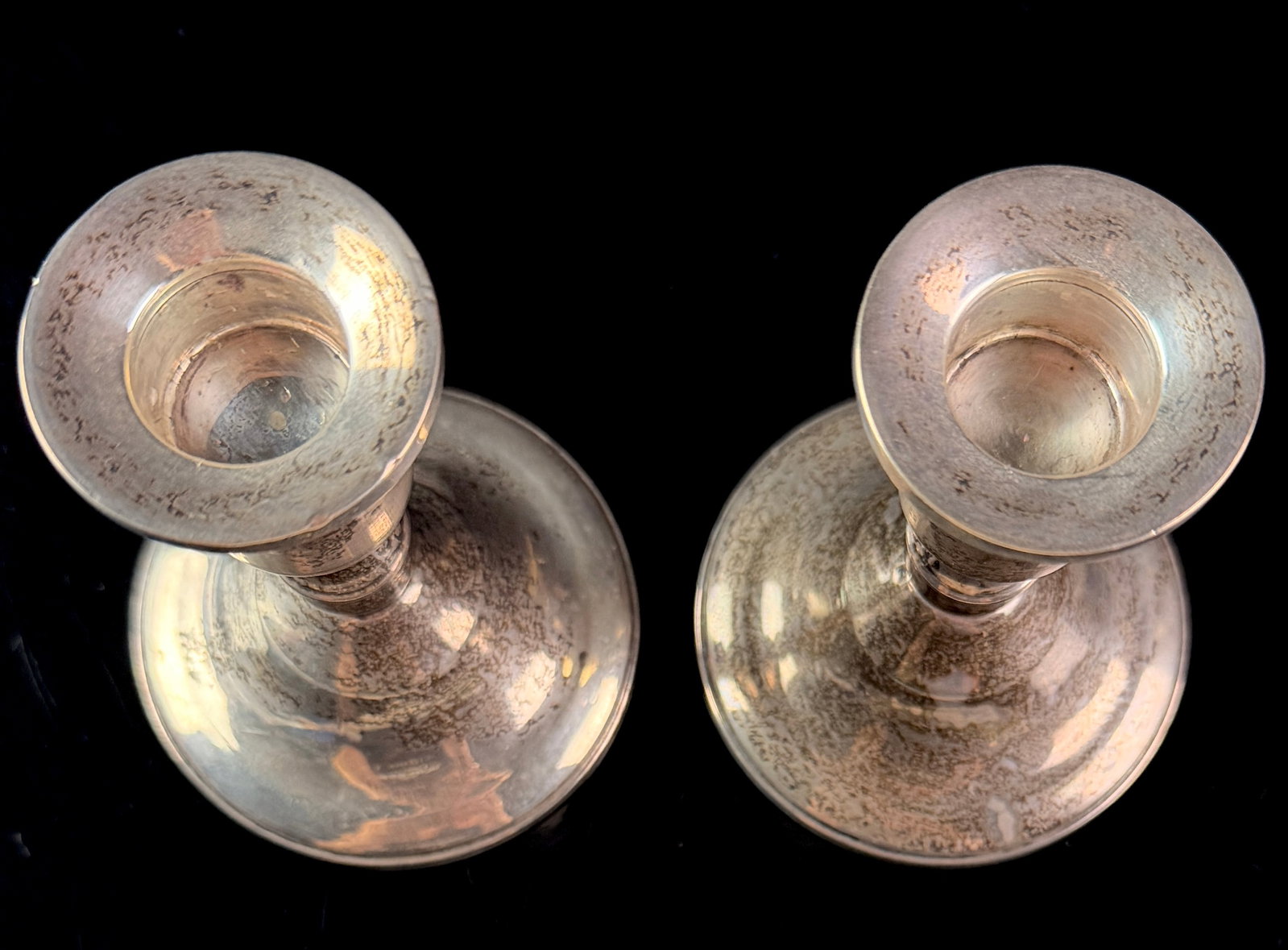A Pair of Duchin Creation Sterling Silver Weighted Candlesticks (1 of 5)