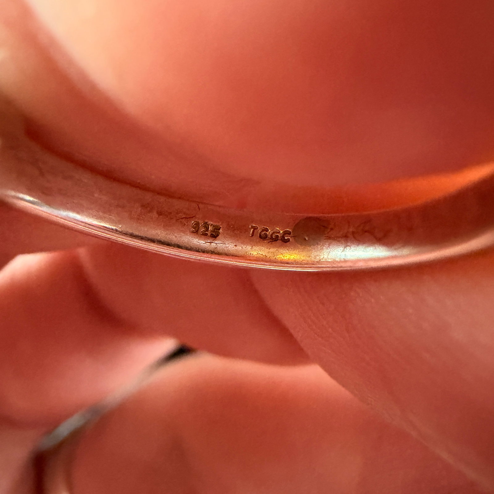 Sterling Silver Five-Stone Fire Opal Ring - 5