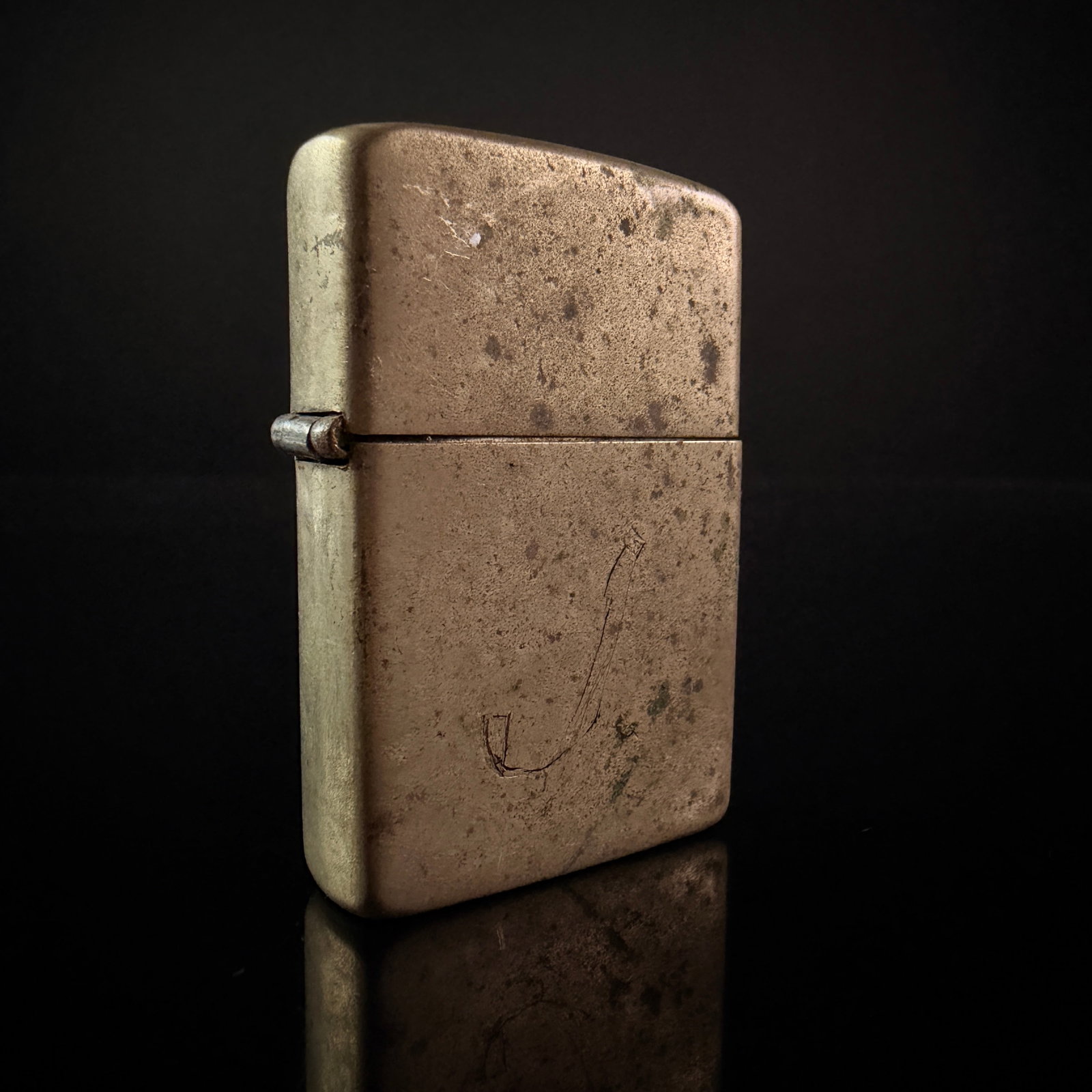 Vintage Zippo Windproof Pocket Lighter with Patent 2032695 (1 of 10)
