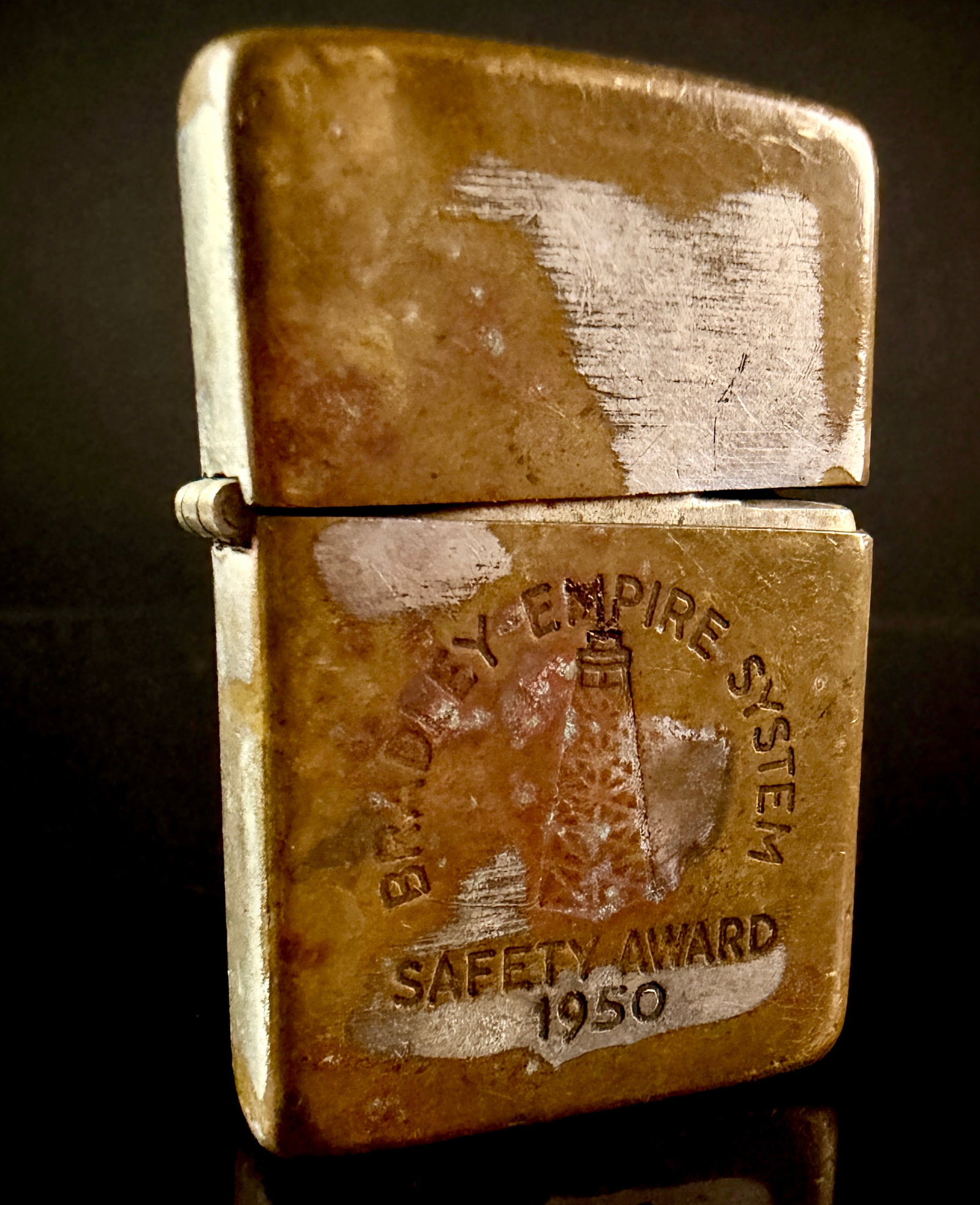 Zippo Manufacturing Company Bradley-Empire System 1950 Safety Award Pocket Lighter (1 of 11)