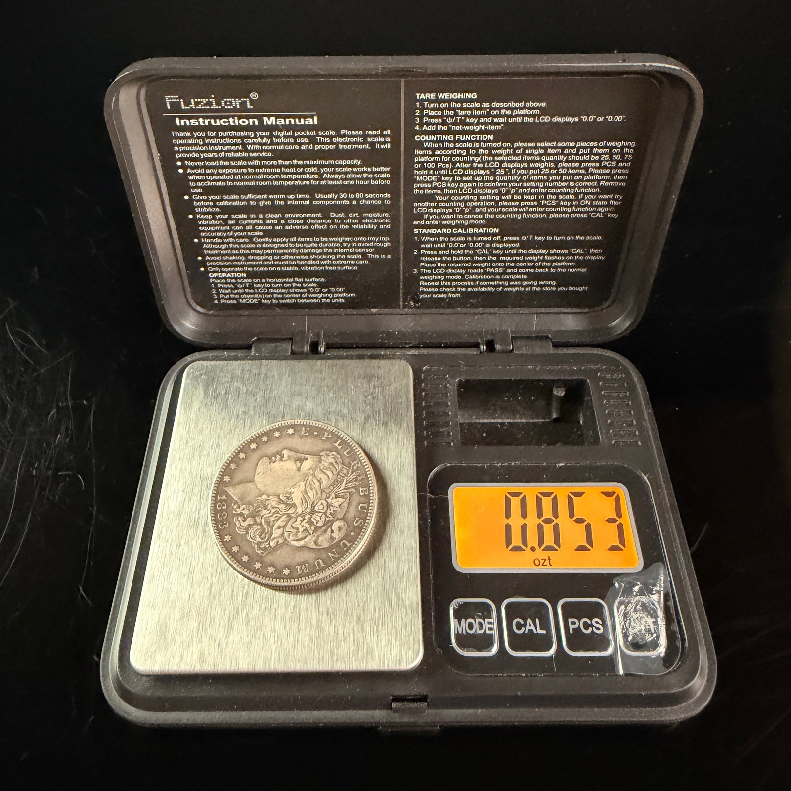 1883 US Morgan Silver Dollar - 3