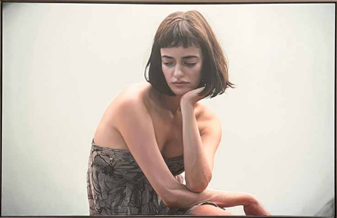YIGAL OZERI American-Israile (1958 - ): Size (unframed):34 x 56 ‘‘, Untitled; Olya 6, -Original, Oil on Canvas, A unique work