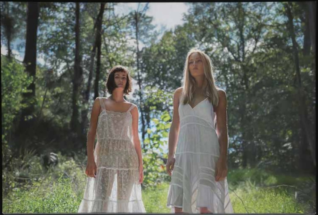 YIGAL OZERI American-Israile (1958 - ): Size (unframed):48 x 72 ‘‘, Untitled; Olya and Suzanna, -Original, Oil on Canvas, A unique work