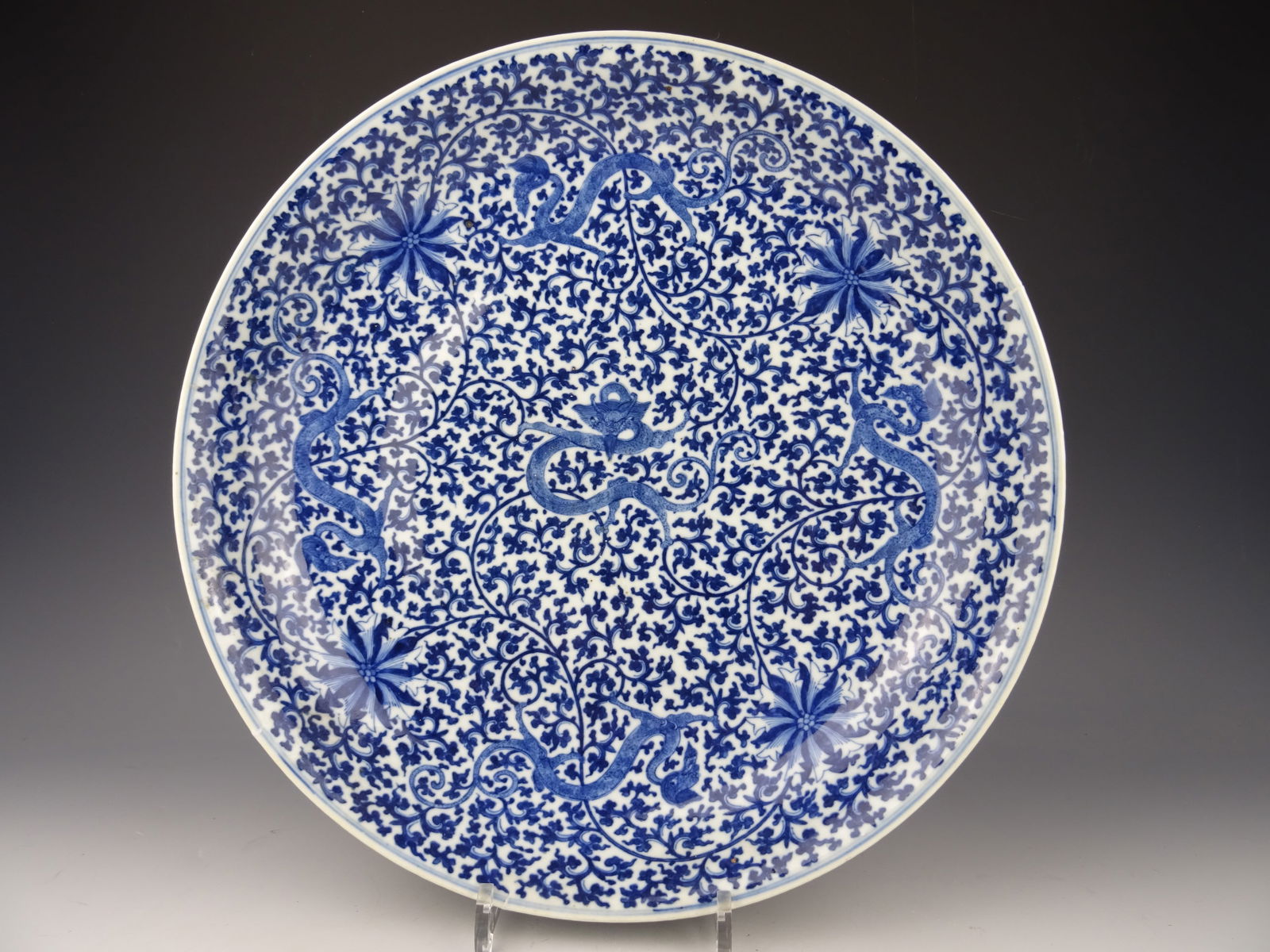 Large Porcelain charger (1 of 3)