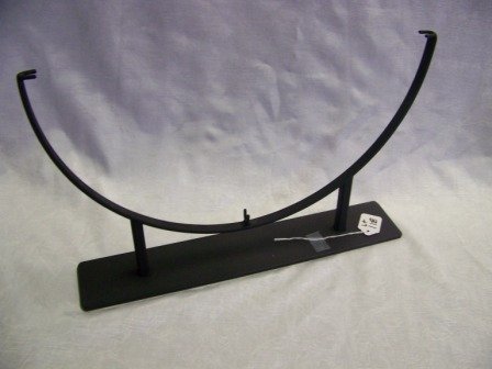 Art Glass Charger w/ Iron Stand - 2