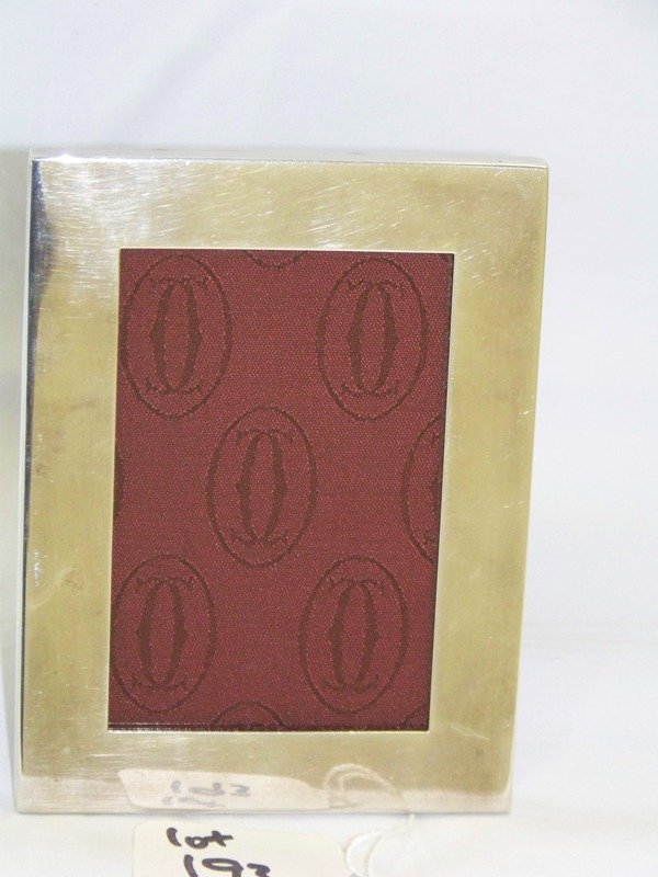 Cartier Sterling Silver Picture Frame