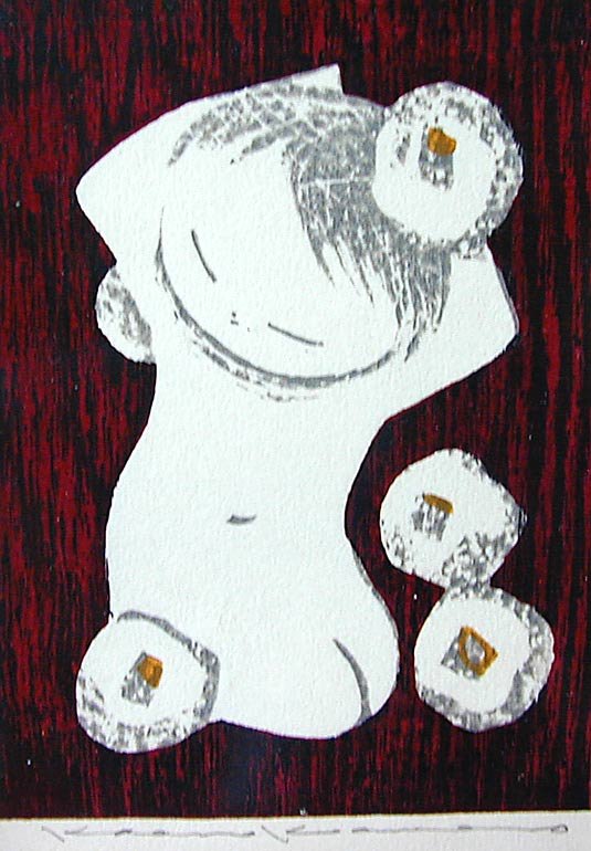 4 Kawano Kaoru (Japan, born 1916) Woodblocks: These 4 Japanese woodblock prints by artist Kawano Kaoru (born 1916) range in size 6" x 4" to 15" x 10". One is pencil signed and 3 are signed in plate.