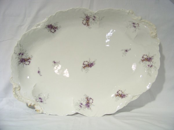 Vintage 3 Pc Wm. Guerin & Co Limoges Tureen & Tray - 5