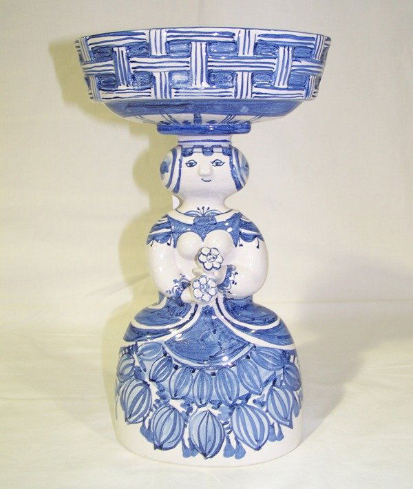 1981 Bijorn Winblad Figural Planter: 1981 Bijorn Winblad Figural Planter standing 11" tall x 6 1/2" wide x 4 1/4" deep.