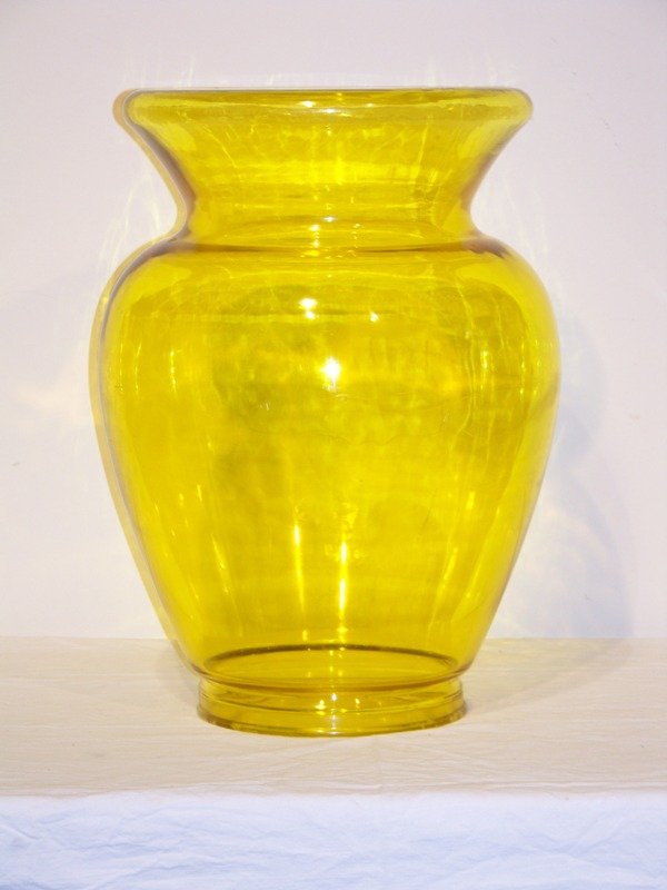 Large "Bohem" Acrylic Vessel Starck for Kartell: Large Bohem Acrylic Vessel Starck for Kartell. Umbrella holder or vase. 18 14" h x 13" dia
