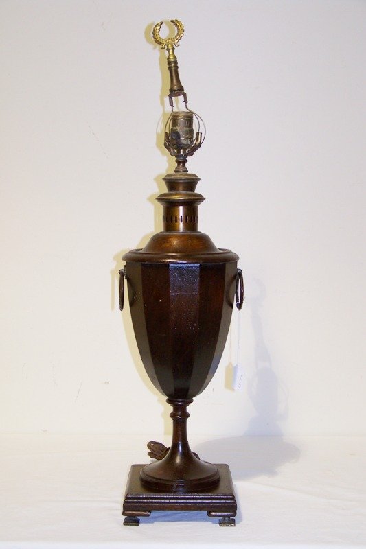 Vintage Frederick Cooper Wooden Lamp: Vintage Frederick Cooper Wooden Lamp. Stands app. 24" tall.