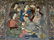 Vintage Signed Silk Tabriz Figural Carpet/Rug - 5