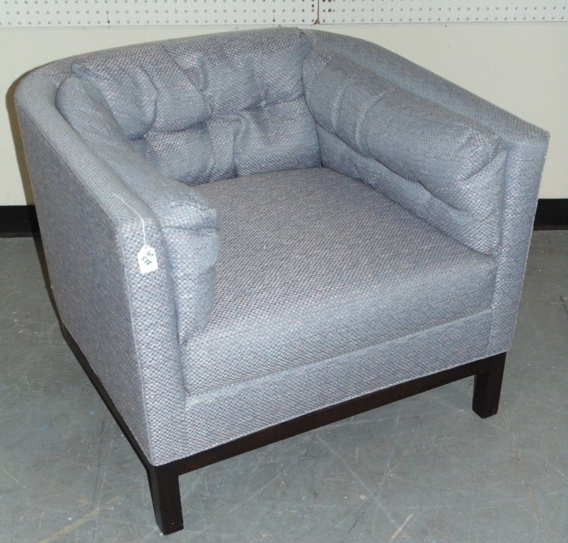 Mid C. Modern Upholstered Tub Chair by "Dunbar" - 2