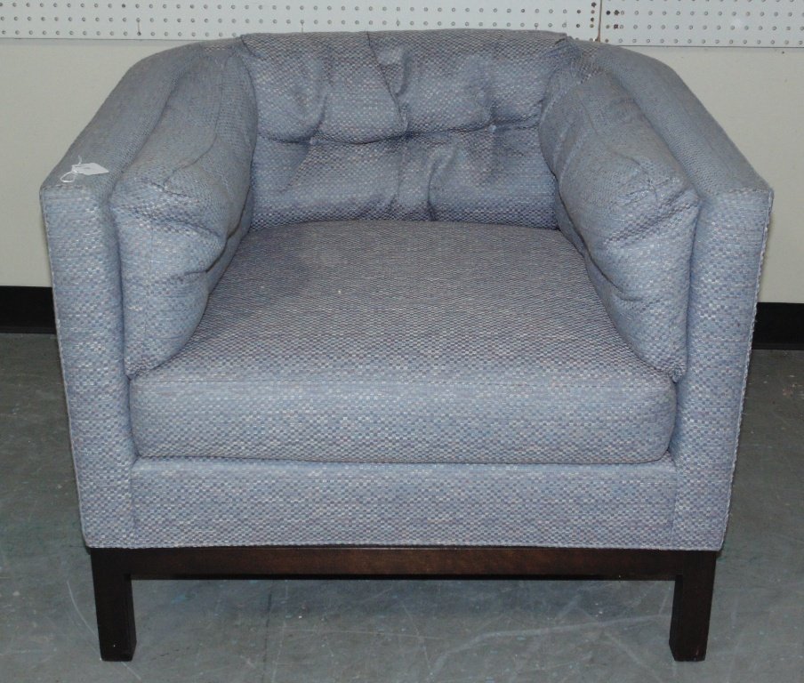 Mid C. Modern Upholstered Tub Chair by "Dunbar" - 3