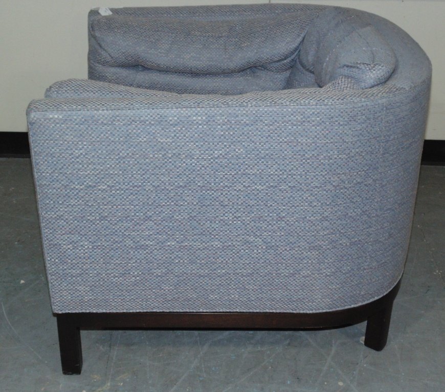 Mid C. Modern Upholstered Tub Chair by "Dunbar" - 4