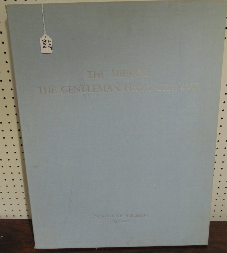 RAPHAEL SOYER The Gentleman From Cracow Portfolio 1970: This lot is for a Raphael Soyer (Amer. 1899 - 1987) delux copy of The Gentleman From Cracow portfolio. It is an edition of 175. The delux edition was only of 25 copies. The delux edition was a portfol