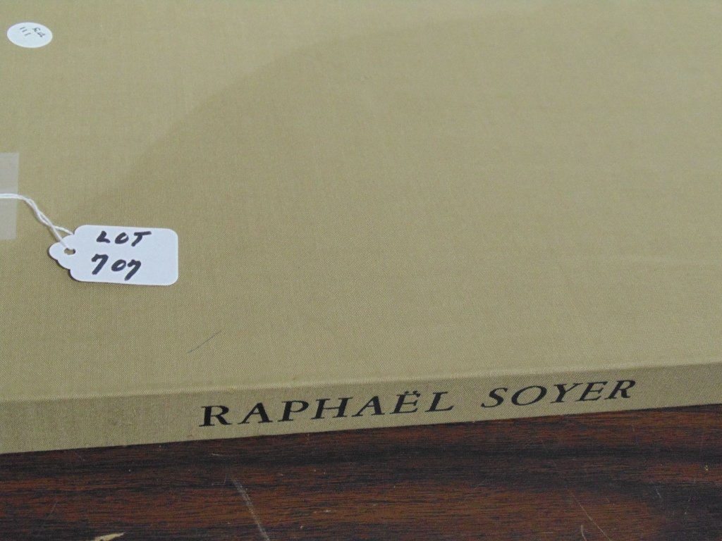 RAPHAEL SOYER (AMER.1899-1987) MEMORIES set of 12: This lot is for a Raphael Soyer (Amer. 1899 - 1987) portfolio of 12 color lithographs. They are each 25.9" high x 19.9" wide and are all signed and numbered VIII / XXV from an edition of 150. Each of