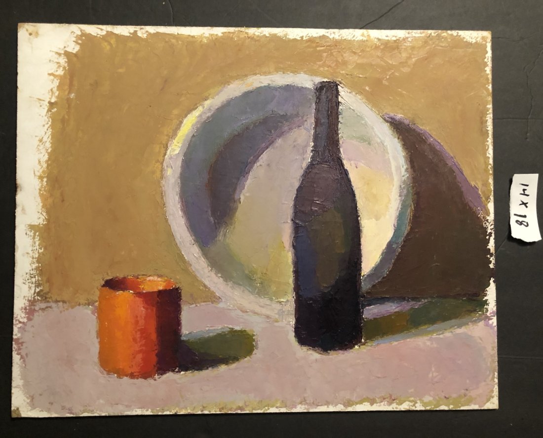 Cape Cod Hensche Hawthorne School oil painting double sided (1 of 2)