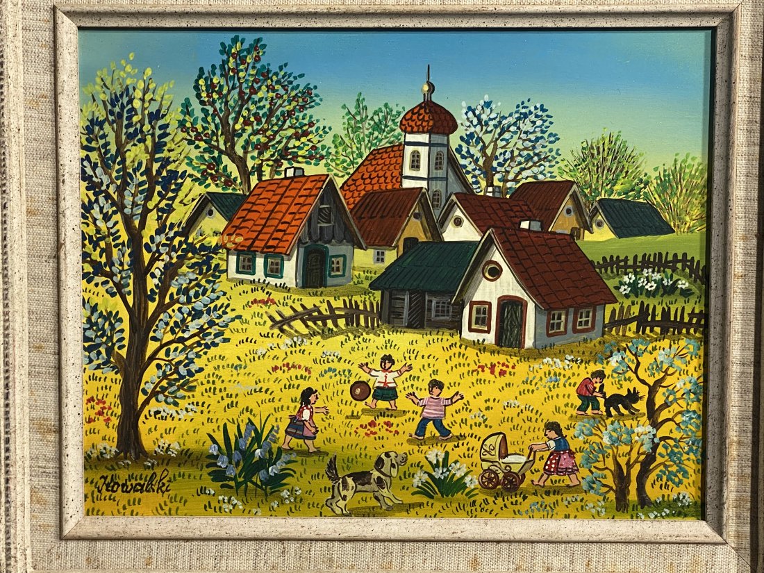 A. Kowalski Hungarian (b. 1926) oil painting: A. Kowalski (b. 1926)..8” x 10”
