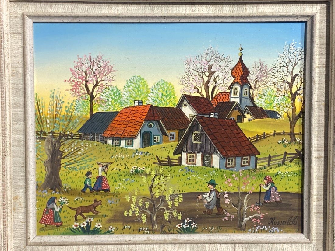 A. Kowalski Hungarian (b. 1926) Oil Painting: A. Kowalski Hungarian (b. 1926)..8” x 10”