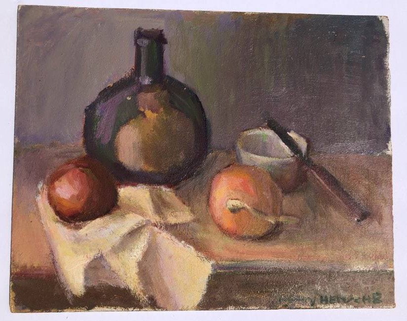 Cape Cod Hensche Hawthorne School Oil Painting: Cape Cod Hensche Hawthorne School Oil Painting..Oil on board 9” x 11 1/2”.