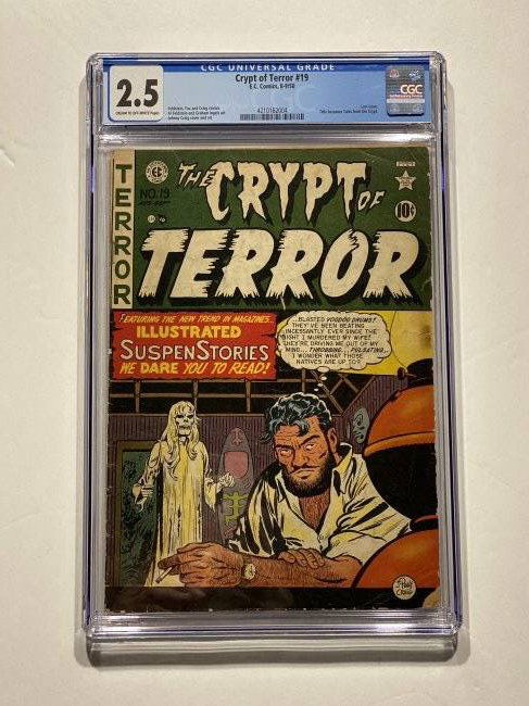 The Crypt of Terror # 19 EC comics 1950 CGC 2.5 (1 of 3)
