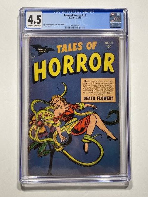 Tales of Horro # 11 Toby Press 1954 CGC 4.5: Tales of Horro # 11 Toby Press 1954 CGC 4.5