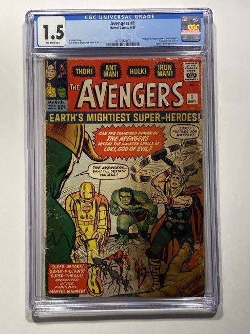 The Avengers # 1 Marvel Comics 1963 CGC 1.5 (1 of 6)
