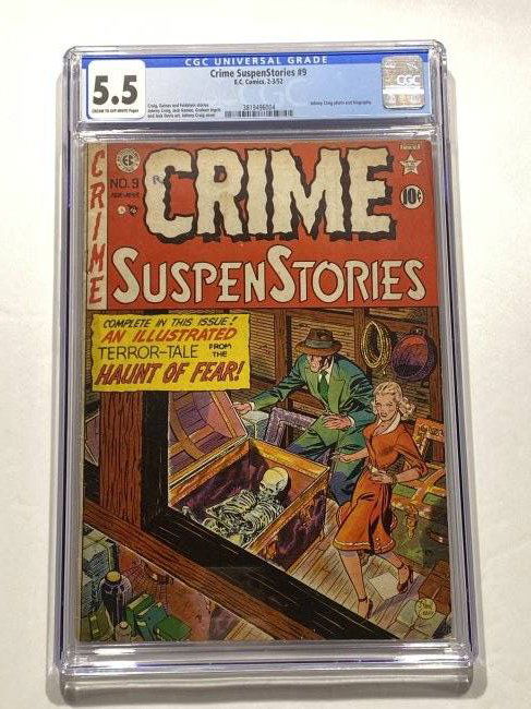 Crime Suspense Stories # 9 EC comics 1952 CGC 5.5 (1 of 4)