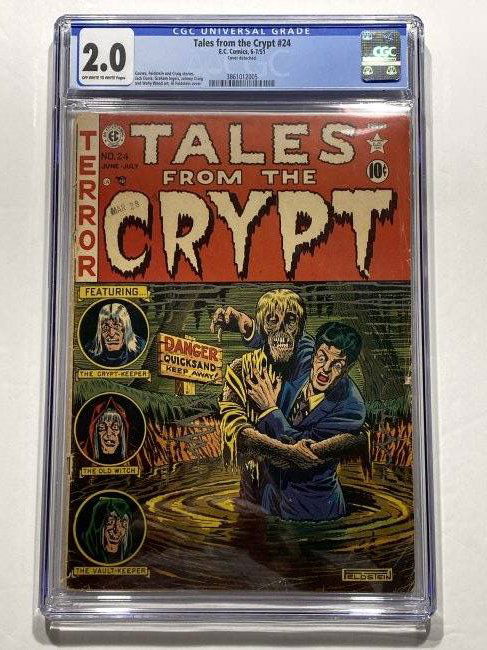 Tales From the Crypt # 24 EC comics 1953 CGC 2.0 (1 of 4)