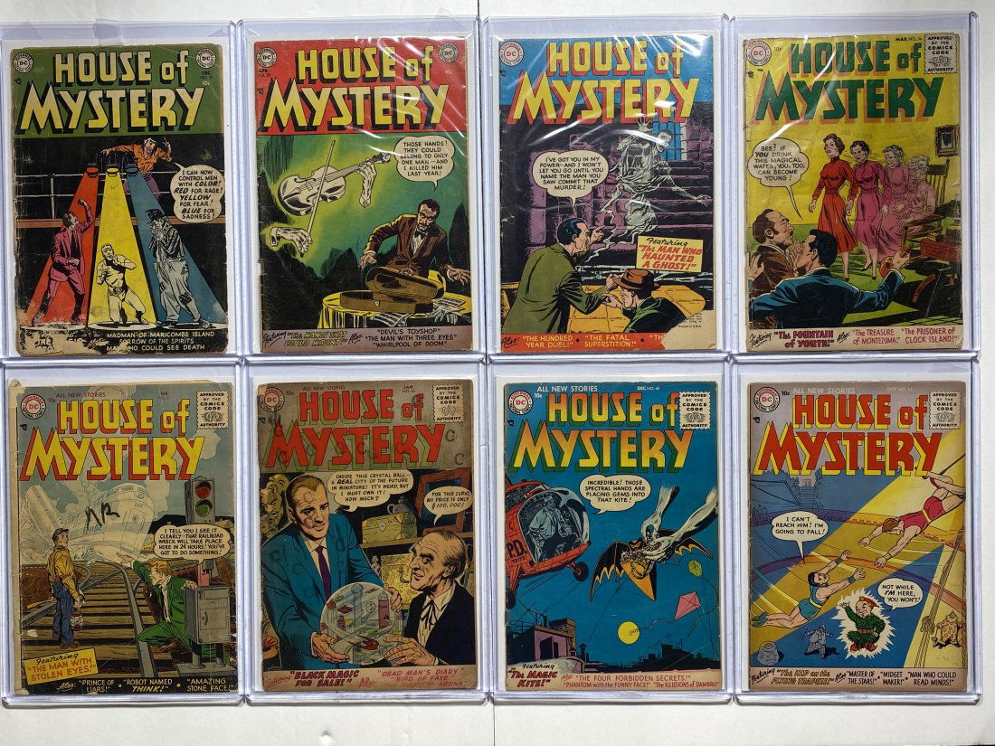 House of Mystery DC Comics Lot of 8 #'s 21,25,35,36,43,45,46,47 (1 of 9)