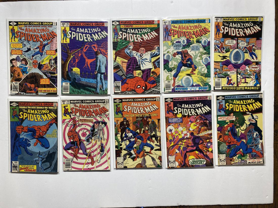 Amazing Spider-Man Marvel Comic Lot of 10 #'s 195,196,197,198,199,200,201,202,203,204 (1 of 5)