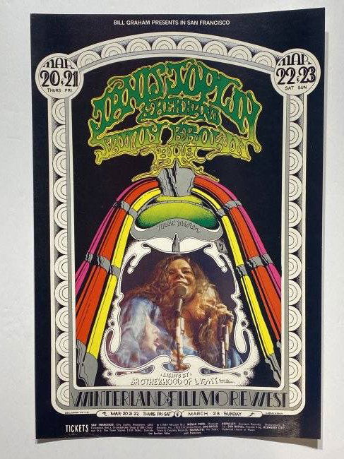 Janis Joplin and Her Band Winterland Filmore West  Bill Graham 1969 2nd Edition (1 of 7)