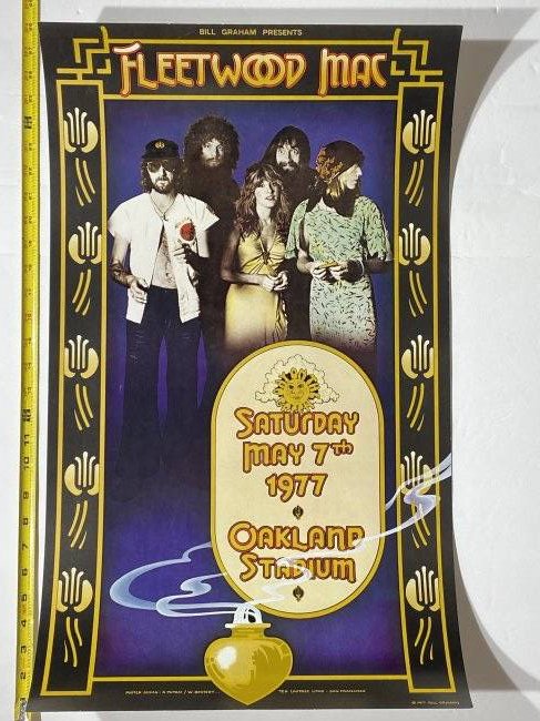 Original  Concert Poster Fleetwood Mac (1 of 1)