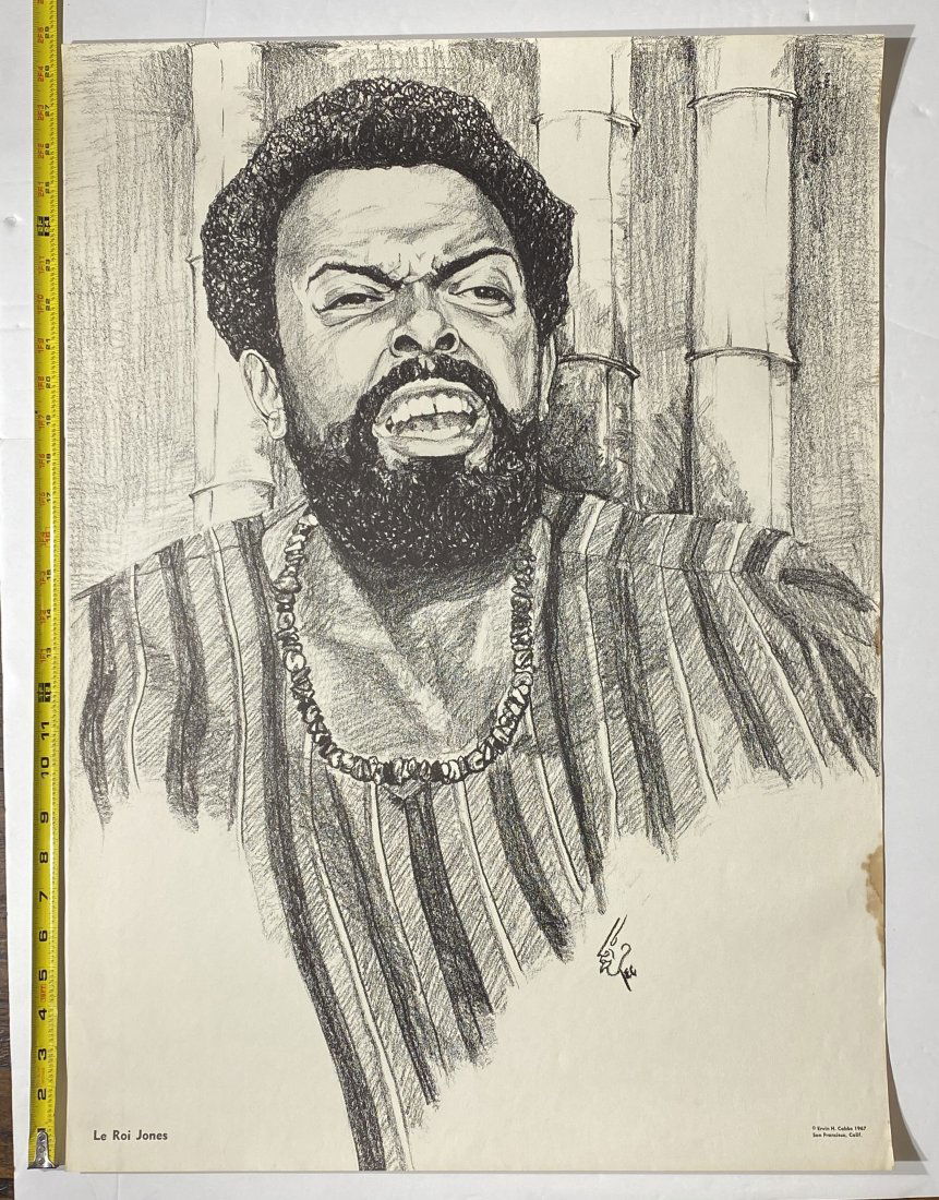 Le Roi Jones Original Poster 1967 San Francisco (1 of 4)