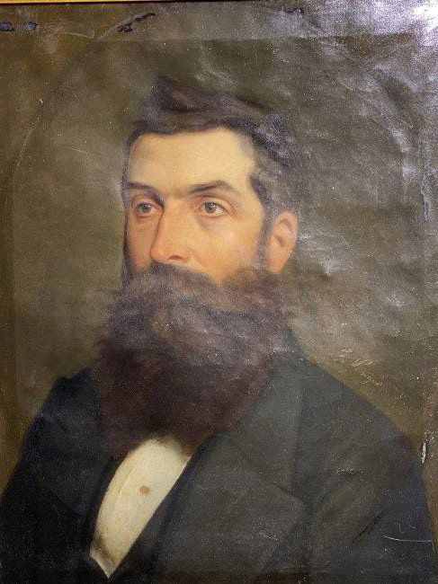 18th or 19th century portrait oil painting of man (1 of 4)