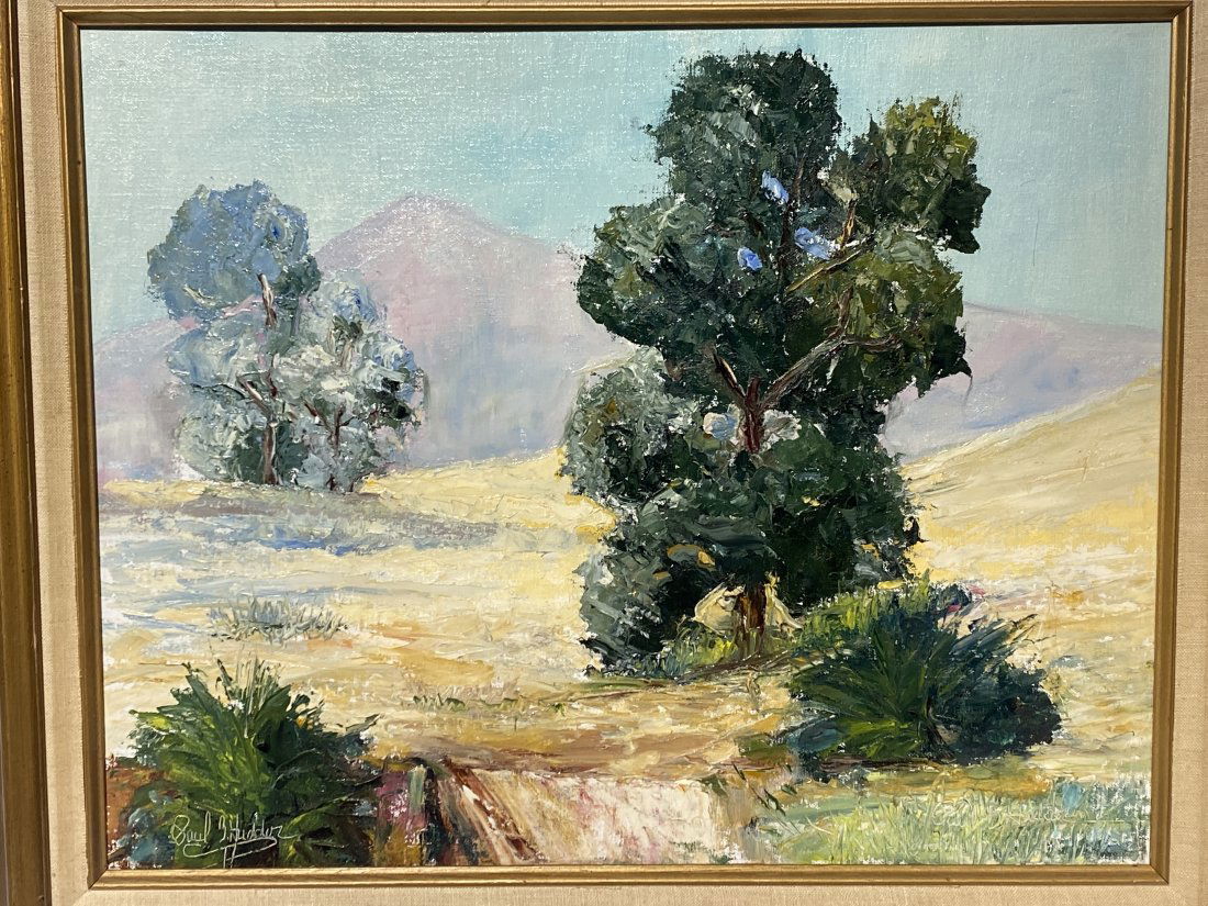 Paul Hudder mountain landscape painting (1 of 3)