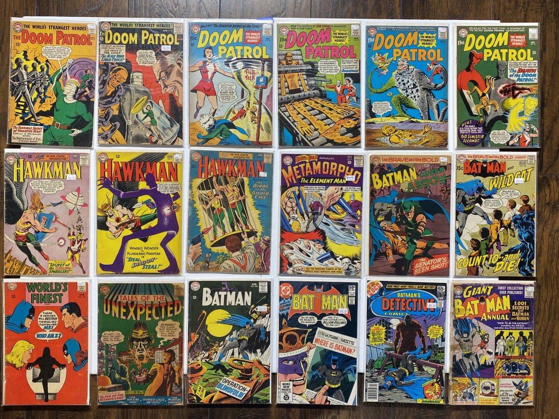 Lot of 18 DC comics Doom Patrol Hawkman Brave Bold Worlds Finest etc 1st Metamorpho (1 of 11)