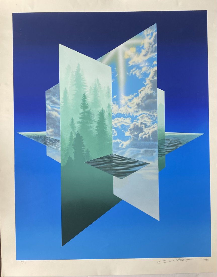 Frank Licsko Signed Lithograph, Modern (1 of 4)