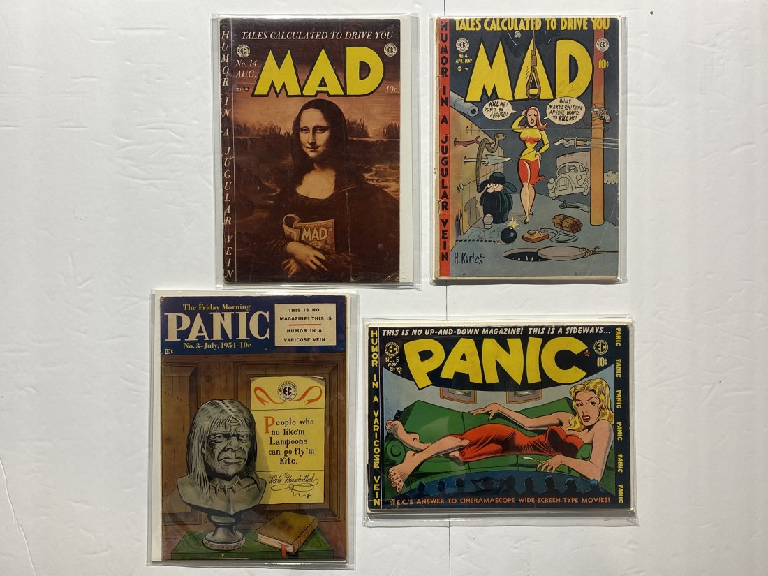 Comic lot of 4.. 2 Mad 2 Panic Comics (1 of 4)