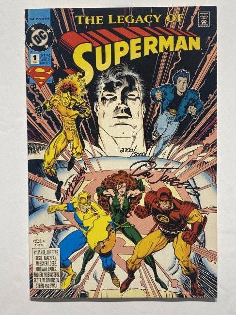 The Legacy Of Superman Signed and Numbered comic (1 of 5)