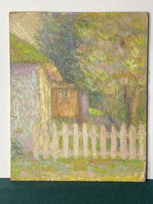 Cape Cod Hensche Hawthorne School Oil Painting double sided (1 of 2)