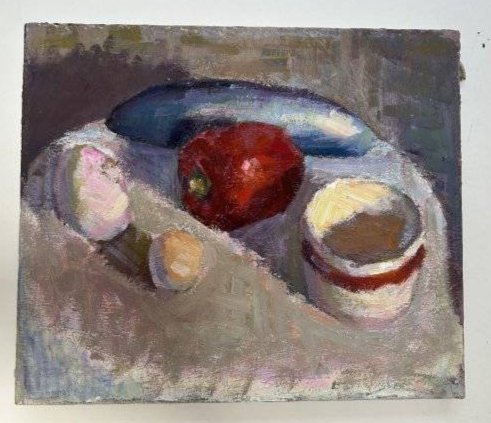 Vintage Hensche Hawthorne Cape cod school Oil painting Unknown Artist: Vintage Hensche Hawthorne Cape cod school Oil painting Unknown Artist..12”X 14”