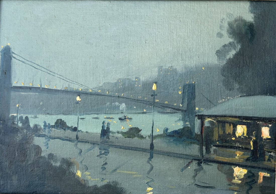 Philip G. Shumaker (1921 - 1967) Great Impressionist oil painting: Philip G. Shumaker (1921 - 1967) Great Impressionist painting...Oil on canvas board..Image 10” x 14”..