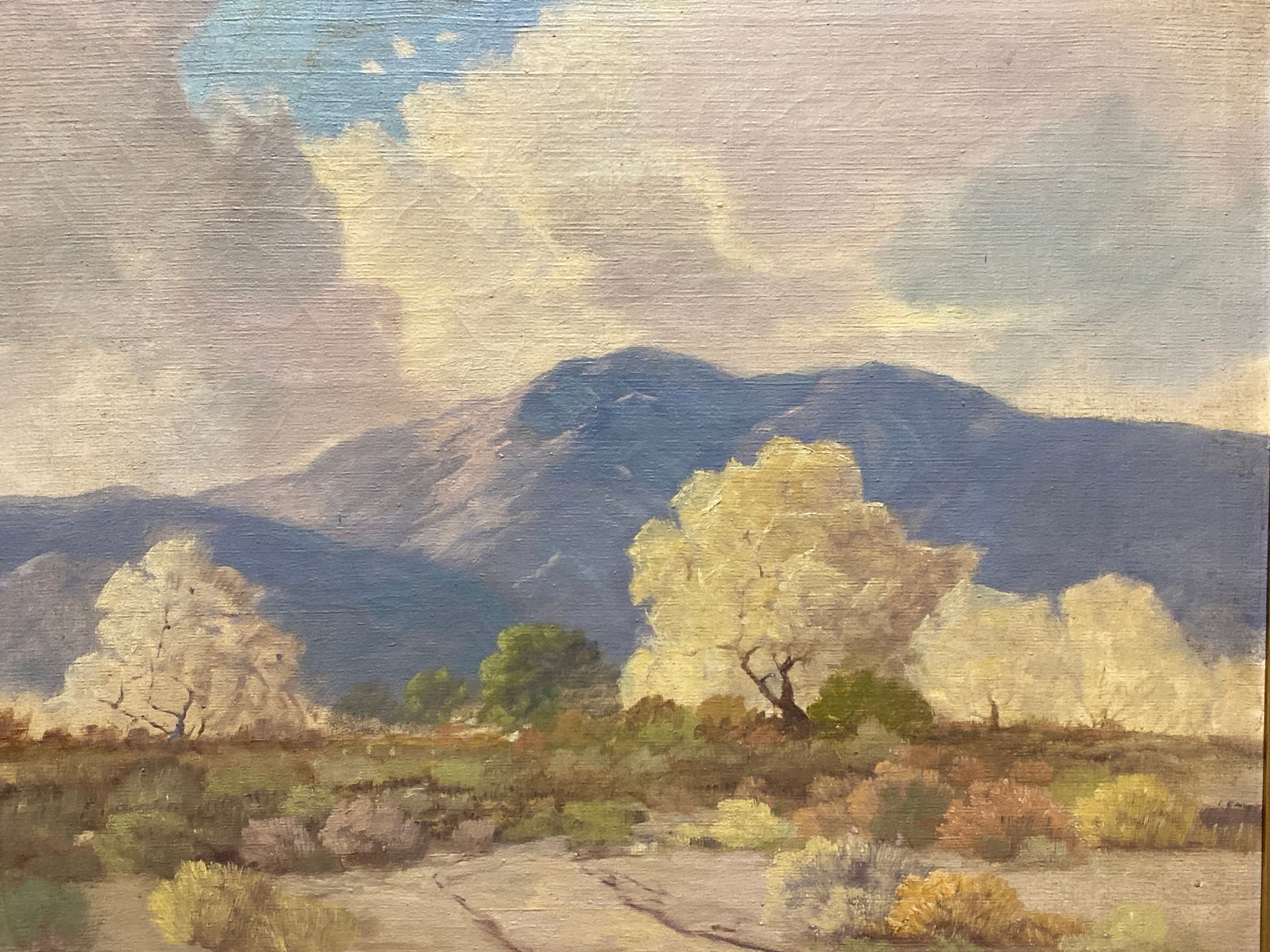 George Sanders Bickerstaff (1893 - 1954)Mountian Desert Landscape Oil Painting (1 of 5)