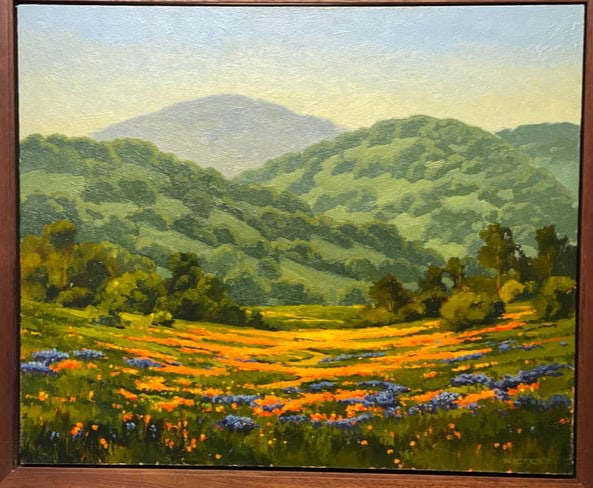 J. Thomas Soltesz (Born 1955)  Beautiful California Landscape (1 of 3)