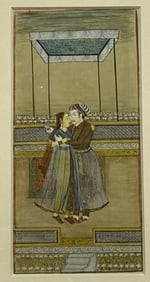 Antique Indian Miniature Painting Highly detailed