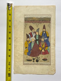 Antique Persian Miniature Painting Highly detailed