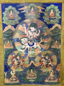 Antique Tibetan Thangka Painting