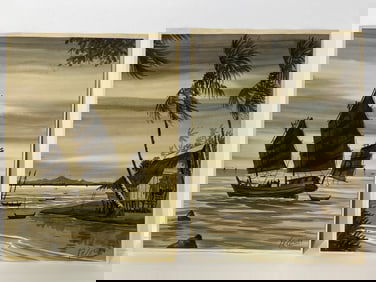 Pair of vintage Watercolors by Y. P. Chuan